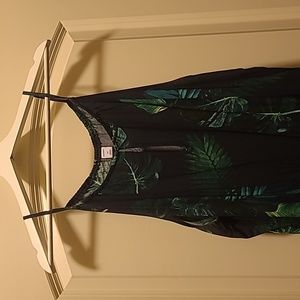Old Navy Leaf print romper